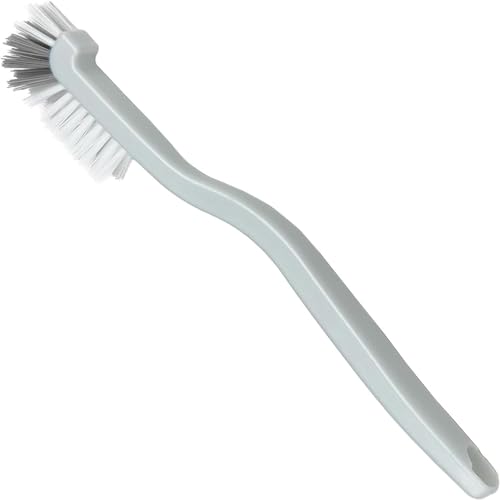 JIANYI Kitchen Scrub Brush with Angled Bristles | Ergonomic Handle, Stiff Bristles, Deep Corner Cleaning, Sink &amp; Dish Use, Durable Plastic