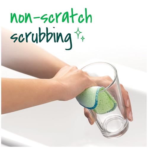 Scotch-Brite Dobie Scrub &amp; Wipe Cloths,Non-Scratch Scrubbing, 2 Pack | Dish Cloths for Everyday Cleaning in the Kitchen, Bathroom &amp; More