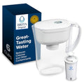 Brita Small 6-Cup Water Filter Pitcher, Includes 1 Filter, White | WQA and NSF/ANSI Certified, Reduces Chlorine, Copper, Mercury &amp; Cadmium, Lasts 2 Months, Household Essential