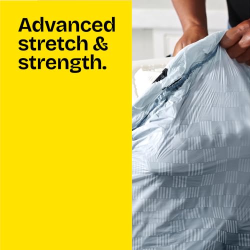 Glad Trash Bags, ForceFlex Tall Kitchen Drawstring Garbage Bags, Fresh Clean, 13 Gal, 40 Ct (Package May Vary)