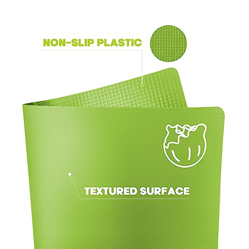GoodLuck 4 Pieces Flexible Cutting Boards with Hanging Hole, BPA Free Plastic Cutting Boards for Kitchen, Non Slip Cutting Mat for Meat and Vegetables