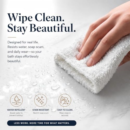 EHZNZIE Crystal Clear Heavy Duty Shower Curtain Liner 72x72, PEVA Waterproof Bath Curtain, No Chemical Smell, 3 Weighted Magnets, Durable with Rustproof Metal Grommets