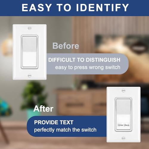 GOMAKERER 240 Pcs Home Organization Labels, 53 Designs Clear Script Storage ID Stickers Household Container Storage Label for Kitchen Bathroom Laundry Home Storage Organization Supplies