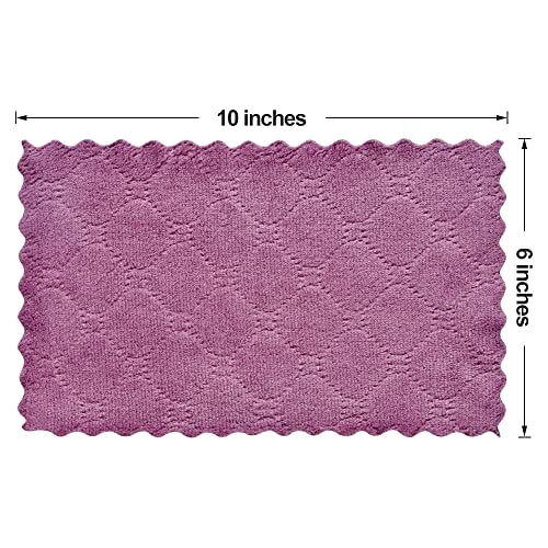 OstWony Reusable Cleaning Cloths 11PCS,Kitchen Towel Dish Rags,10x6ines | Reusable Cleaning Cloths,Kitchen Towel Dish Rags,Super Absorbent Microfiber Cleaning Towels for Furniture,Car,Tea, Bowl