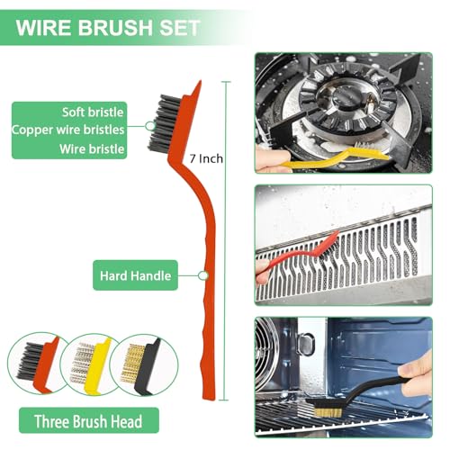 12PCS Crevice Cleaning Brush,Hard Bristle Grout Scrub Brushes for Gaps | Multifunctional Gap Cleaning Supplies for Deep Cleaning Tile Lines, Window Groove, Sink, Sliding Door, Corner,