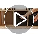 Household Essentials Foldable Fabric Storage Bins 6 Piece Set, Strong Poly-Woven Fabric, Sturdy Chipboard Sides, Grommet Front Handle, Stackable, Classic Design, Black