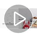 OTOTO 2 in 1 Silicone Spoon Rest &amp; Steam Releaser - Large Spoon Holder for Stove Top - Unique and Useful Gift for Cooking - Heat Resistant Utensil Rest, Kitchen Gadgets, Red Gift (Red the Crab)