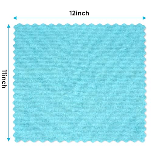 Orighty Microfiber Cleaning Cloth - 24 Pack, Cleaning Rags 12x11 inch | Highly Absorbent Household Cleaning Supplies, Reusable Microfiber Towels Lint Free Cloths for House, Kitchen, Car Care