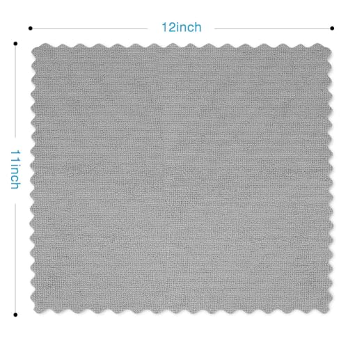 Orighty Microfiber Cleaning Cloth - 24 Pack, Grey Cleaning Rags 12x11 inch | Microfiber Towels for Cars, Highly Absorbent Household Cleaning Supplies, Reusable Lint Free Cloths for House, Kitchen