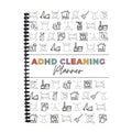 ADHD Cleaning Planner for Adults | Household Cleaning Schedule and Checklist Organizer, Daily, Weekly and Monthly Yearly Cleaning Checklist