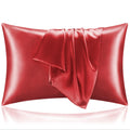 BEDELITE Satin Pillowcases, Standard Size 20x26 Inch, Baked Apple, Set of 2 | Similar to Silk Pillow Cases, Soft and Cooling, Reduces Friction, Gentle on Hair and Skin, Envelope Closure, Women Men Gift