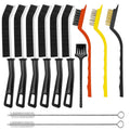 12PCS Crevice Cleaning Brush,Hard Bristle Grout Scrub Brushes for Gaps | Multifunctional Gap Cleaning Supplies for Deep Cleaning Tile Lines, Window Groove, Sink, Sliding Door, Corner,