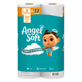 Angel Soft Toilet Paper Bulk Bathroom Tissue, 8 Mega Rolls=32 Regular Rolls | Bathroom essentials: 8 Mega Rolls = 32 Regular Rolls, 2-ply bath tissue with softness and strength
