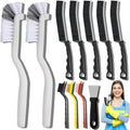 Dfacio 11Pcs Crevice Cleaning Brush Set,Multi-Purpose Cleaning Supplies | Hard Bristle Brush for Deep Cleaning Kitchen, Bathroom, Corner, Grout, Sink, Teapot, Bottle, Blender or Tight Spaces