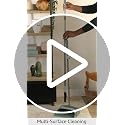 kelamayi Upgrade Broom and Dustpan Set, Large Size and with Long Handle, Upright,Ideal for Indoor Outdoor Garage Kitchen Room Office Lobby Use (Green)