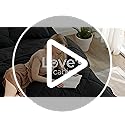 Love's cabin Queen Comforter Set, 7 Pieces Bed in a Bag, Beige | OEKO-TEX Certified, All-Season, 1 Down-Alternative Comforter + 1 Flat &amp; Fitted Sheets + 2 Pillowcases + 2 Pillow Shams