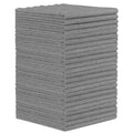 Orighty Microfiber Cleaning Cloth - 24 Pack, Grey Cleaning Rags 12x11 inch | Microfiber Towels for Cars, Highly Absorbent Household Cleaning Supplies, Reusable Lint Free Cloths for House, Kitchen