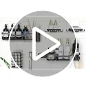 NESOMI 7-Pack Shower Caddy Adhesive,Stainless Steel Shower Organizer Shelf | Rustproof, with Soap Dish Toothbrush Holder, Large Capacity, No-Drill Rack Bathroom Storage Accessories, 24 Hooks, Home Decor