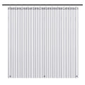 EHZNZIE Clear Black Shower Curtain Liner 72x72, PEVA Waterproof Bath Curtain, No Chemical Smell, 3 Weighted Magnets, Durable with Rustproof Metal Grommets