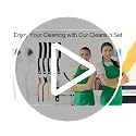 Dfacio 11Pcs Crevice Cleaning Brush Set,Multi-Purpose Cleaning Supplies | Hard Bristle Brush for Deep Cleaning Kitchen, Bathroom, Corner, Grout, Sink, Teapot, Bottle, Blender or Tight Spaces