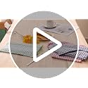 Kitinjoy Cotton 8 Pack Terry Kitchen Dish Cloths, Green | 12 x 12 Inches Super Soft and Absorbent Dish Rags, Quick Drying Dish towels for Washing Dishes